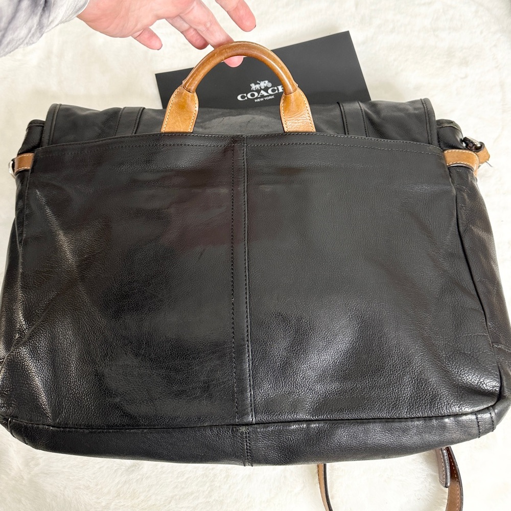 Vintage Coach Executive Thompson Leather Laptop Messenger Bag Briefcase - Picture 2 of 15